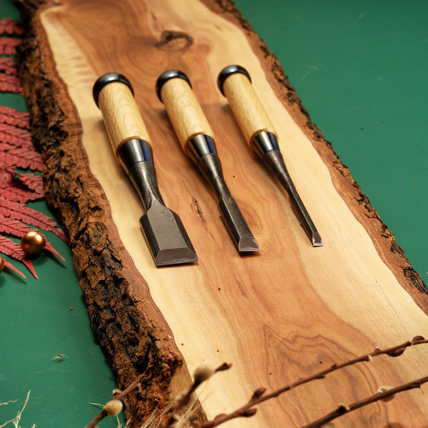 Cherry-picked Chisel Set - Chisels - Japanese Tools Australia