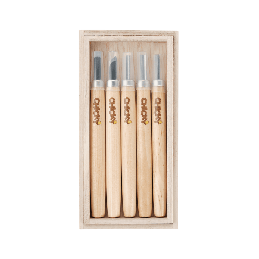 Chicky 5 Piece Carving Set - Carving Sets - Japanese Tools Australia