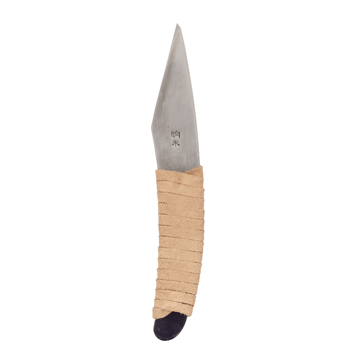 Curved Kiridashi - Leather-wrapped Handle - Marking Knives - Japanese Tools Australia