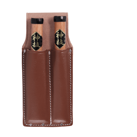 Double Chisel Holster - 30mm and 42mm - Chisel Accessories - Japanese Tools Australia