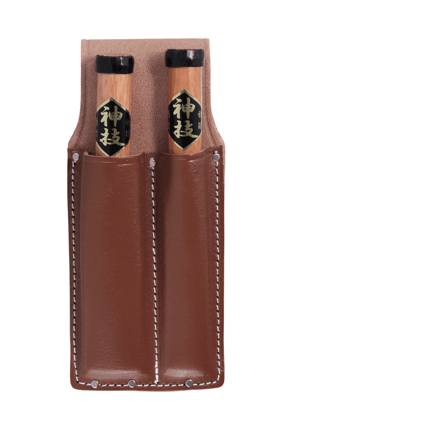 Double Chisel Holster - 30mm and 42mm - Chisel Accessories - Japanese Tools Australia