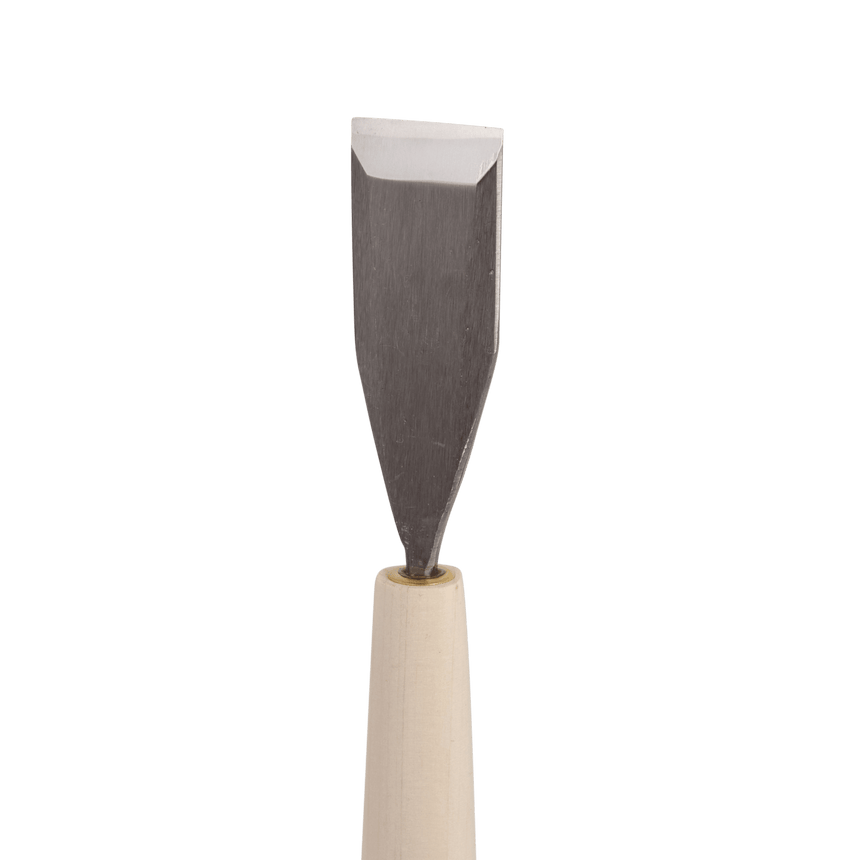 Flat Carving Chisel - HSS, 24mm - Flat Carving Tools - Japanese Tools Australia