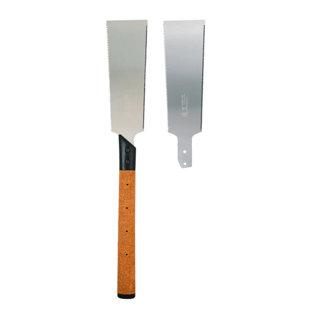 Gikoh Ryoba Saw 210mm with Cork Handle Plus Replacement Blade - Ryoba Saws - Japanese Tools Australia