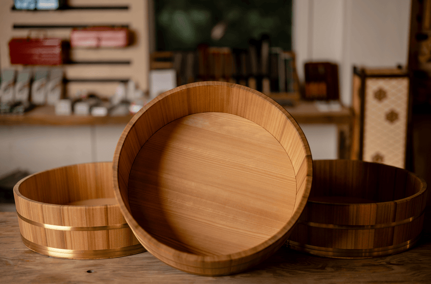 Handcrafted Wooden Buckets for Sharpening - Sharpening Accessories - Japanese Tools Australia