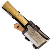 Handmade Hatchet with Full-Grain Leather Sheath - Axes - Japanese Tools Australia