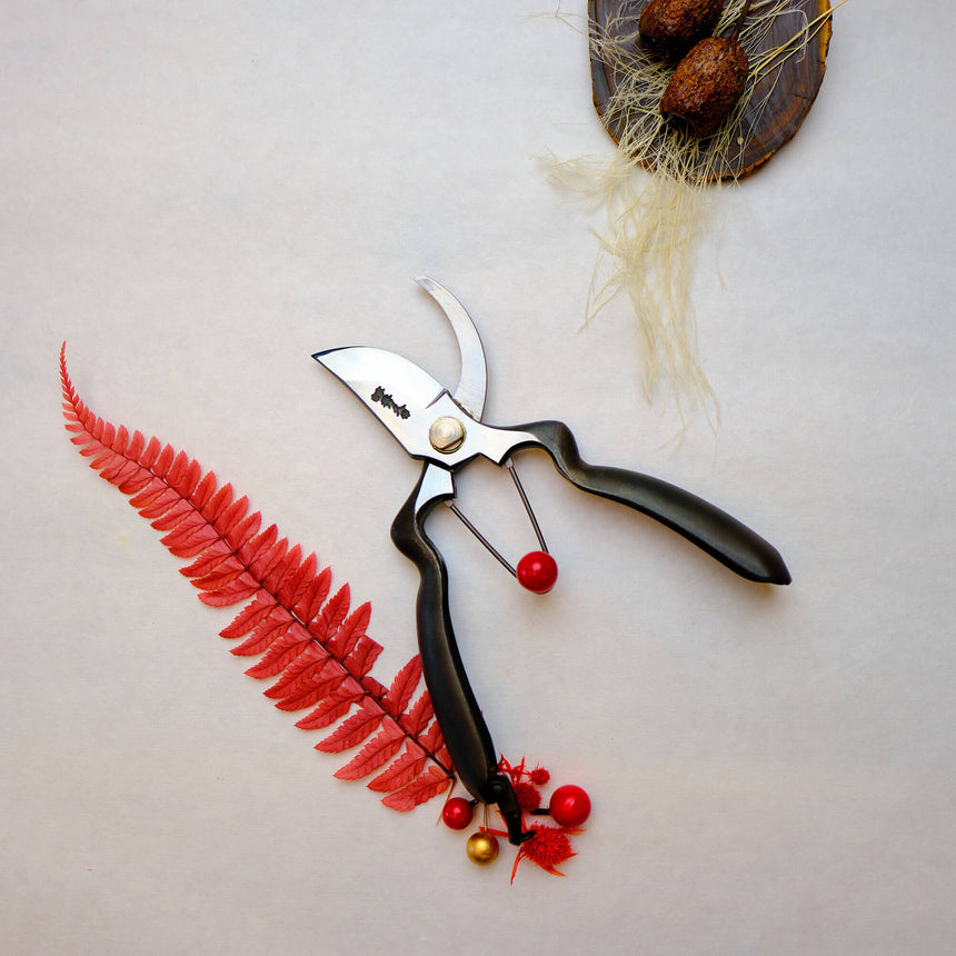 Handmade Japanese Secateurs - 200mm, Large Handle - Secateurs - Japanese Tools Australia
