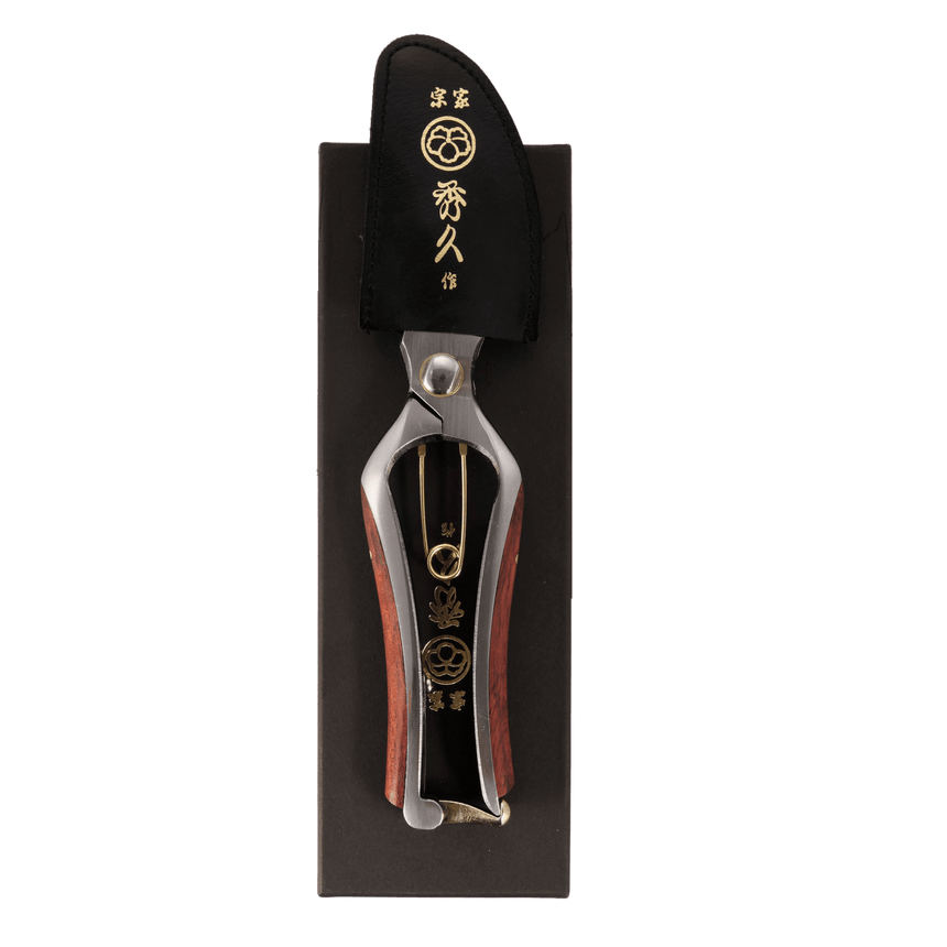 Handmade Japanese Secateurs - Bubinga Handle - Secateurs - Japanese Tools Australia