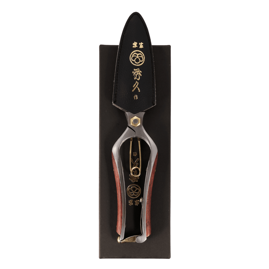 Handmade Japanese Snips - Bubinga Handle - Secateurs - Japanese Tools Australia