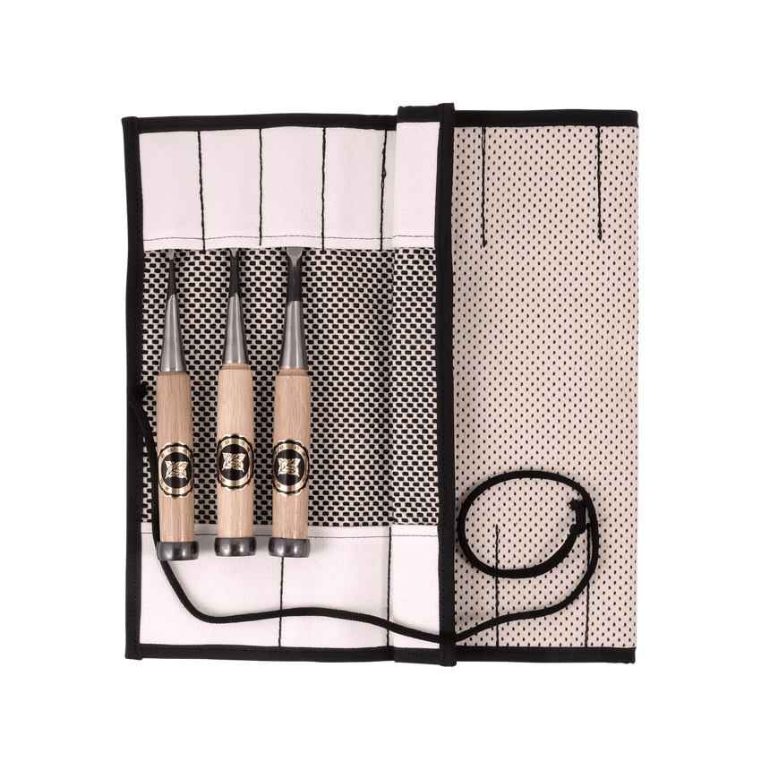 Heavy Cotton Chisel Roll - Shiro (White) - 10pkt - Chisel Accessories - Japanese Tools Australia