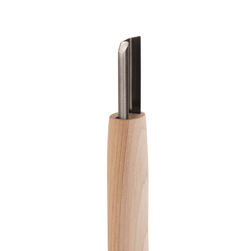 Heriagari Round-cornered Box Gouge - 12mm, HSS - Gouges - Japanese Tools Australia