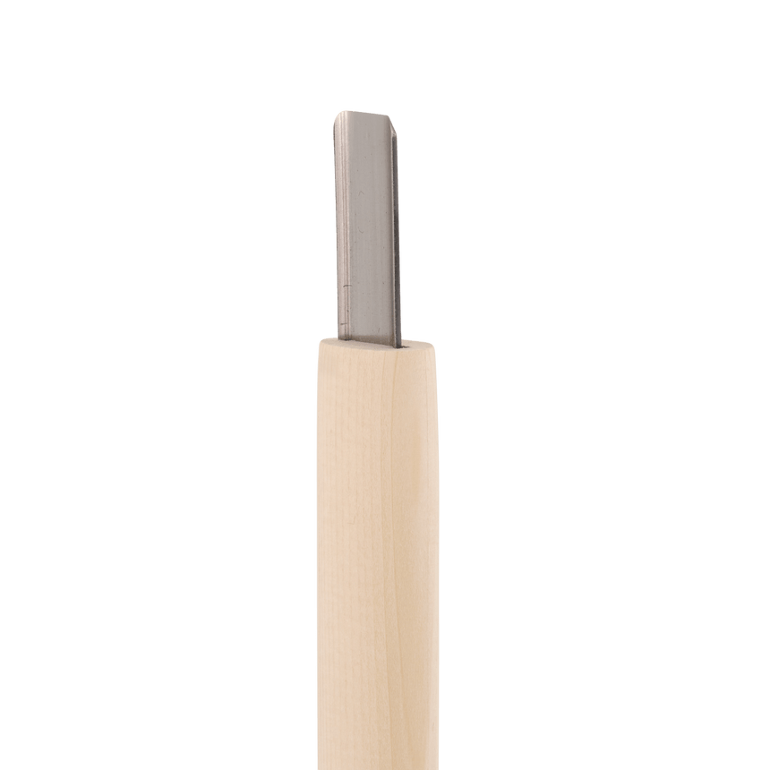 Heriagari Shallow-Sided Box Gouge - 12mm, Aogami - Gouges - Japanese Tools Australia
