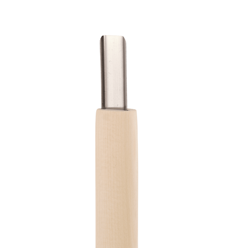 Heriagari Shallow-Sided Box Gouge - 12mm, Aogami - Gouges - Japanese Tools Australia