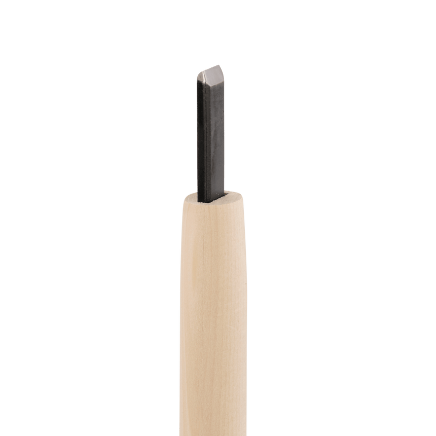 Heriagari Shallow-Sided Box Gouge - 12mm, Aogami - Gouges - Japanese Tools Australia