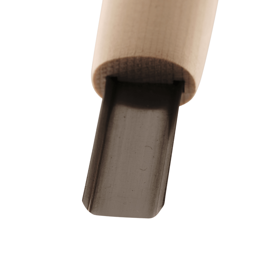 Heriagari Shallow-Sided Box Gouge - 12mm, Aogami - Gouges - Japanese Tools Australia