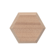 Hexagonal Walnut Carving Blank - Carving Projects & Kits - Japanese Tools Australia