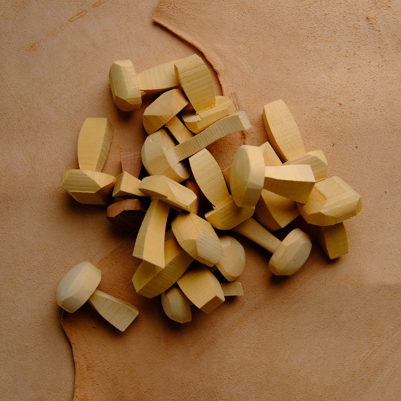 Huon Pine Netsuke Mushroom Blank - Carving Projects & Kits - Japanese Tools Australia