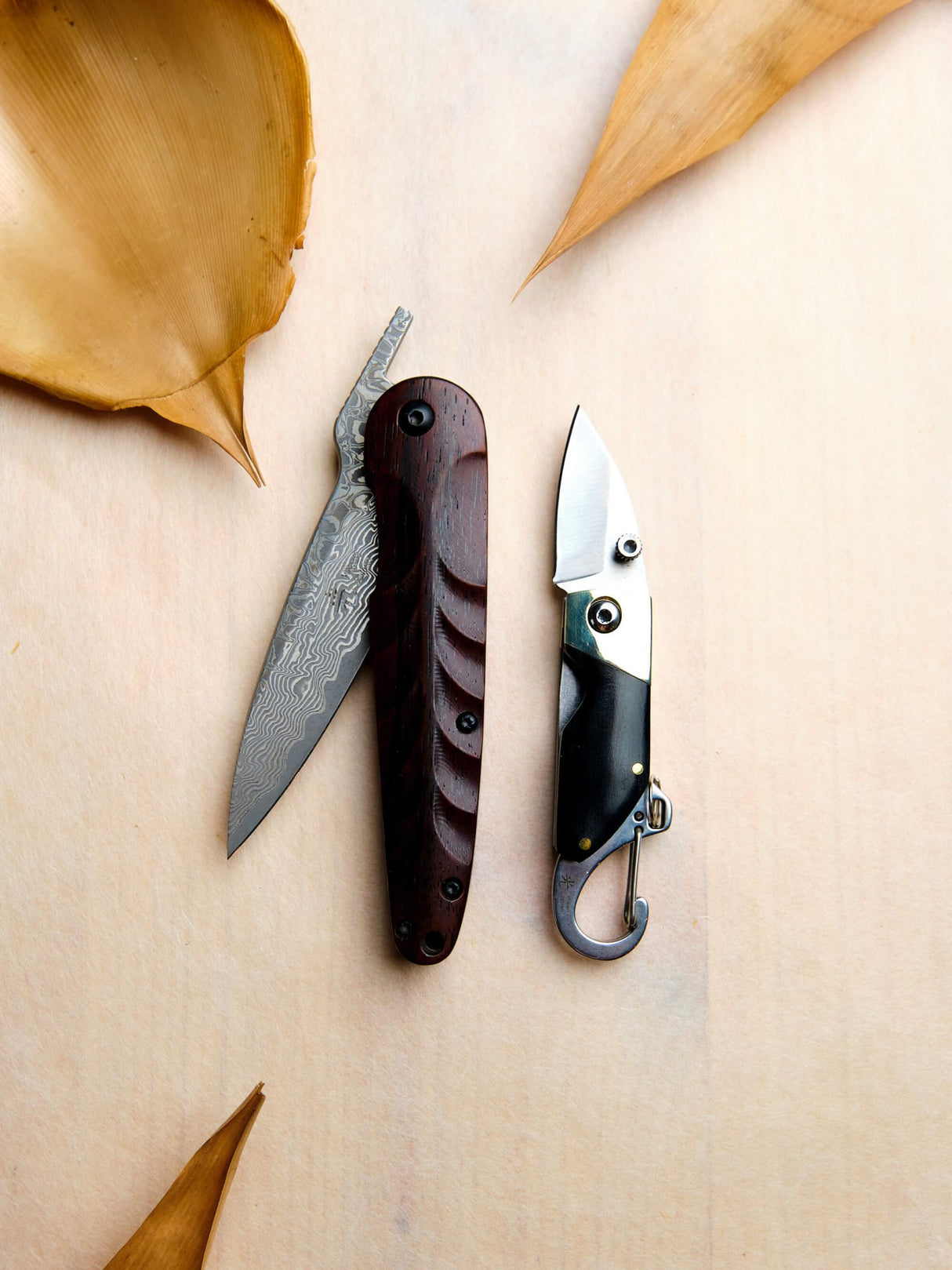 Japanese Folding Pocket Knife Set - Pocket Knives - Japanese Tools Australia