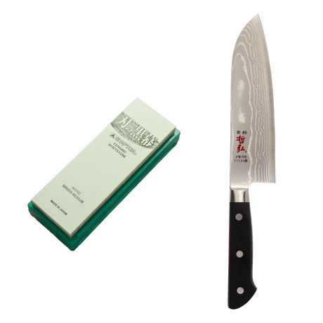 Japanese Knife + Stone Combo Kit - Kitchen Knives - Japanese Tools Australia