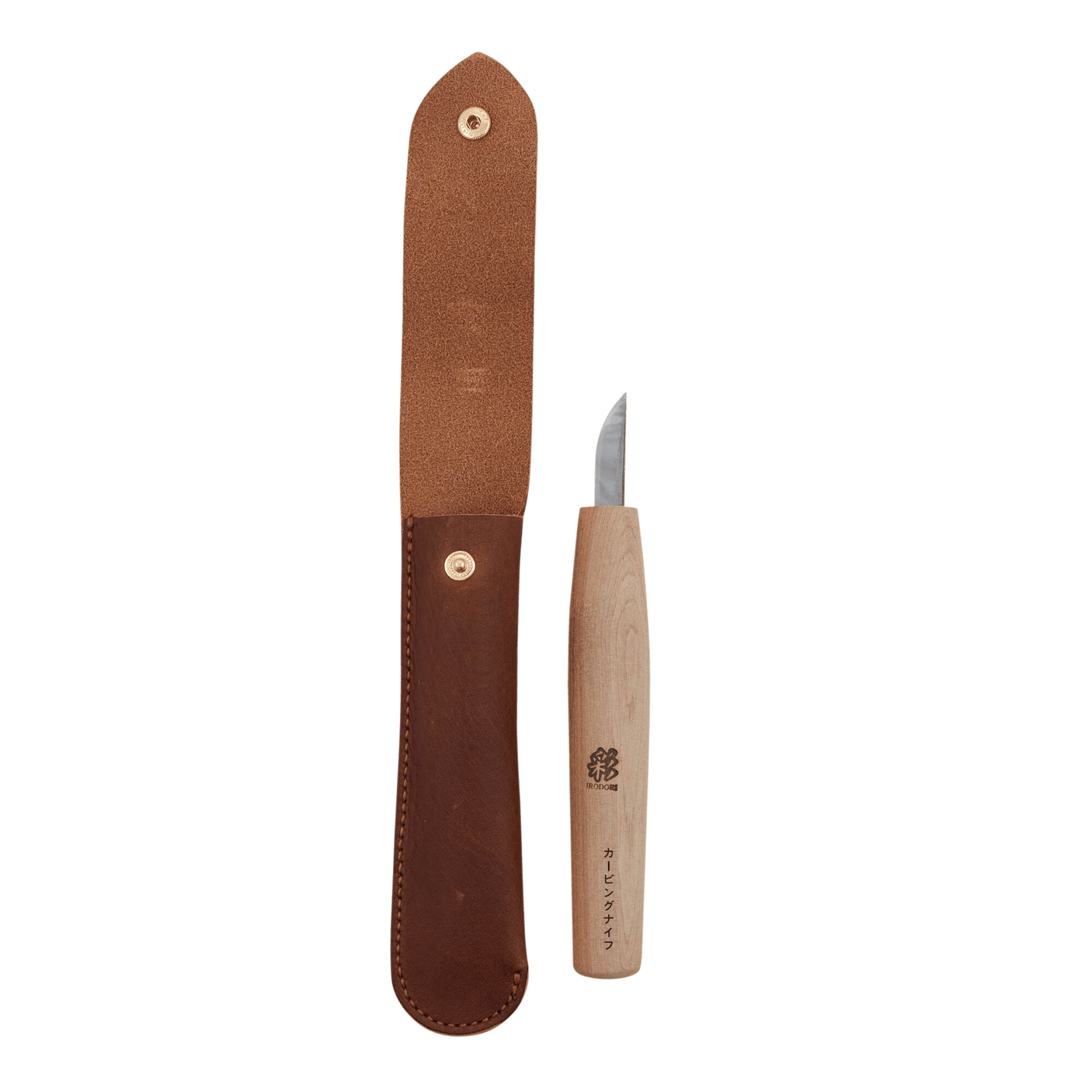 Japanese Whittling Knife with Leather case - Carving Knives - Japanese Tools Australia