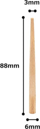 Japanese Wooden Nails - size Large 6 pcs - Wooden Nails - Japanese Tools Australia