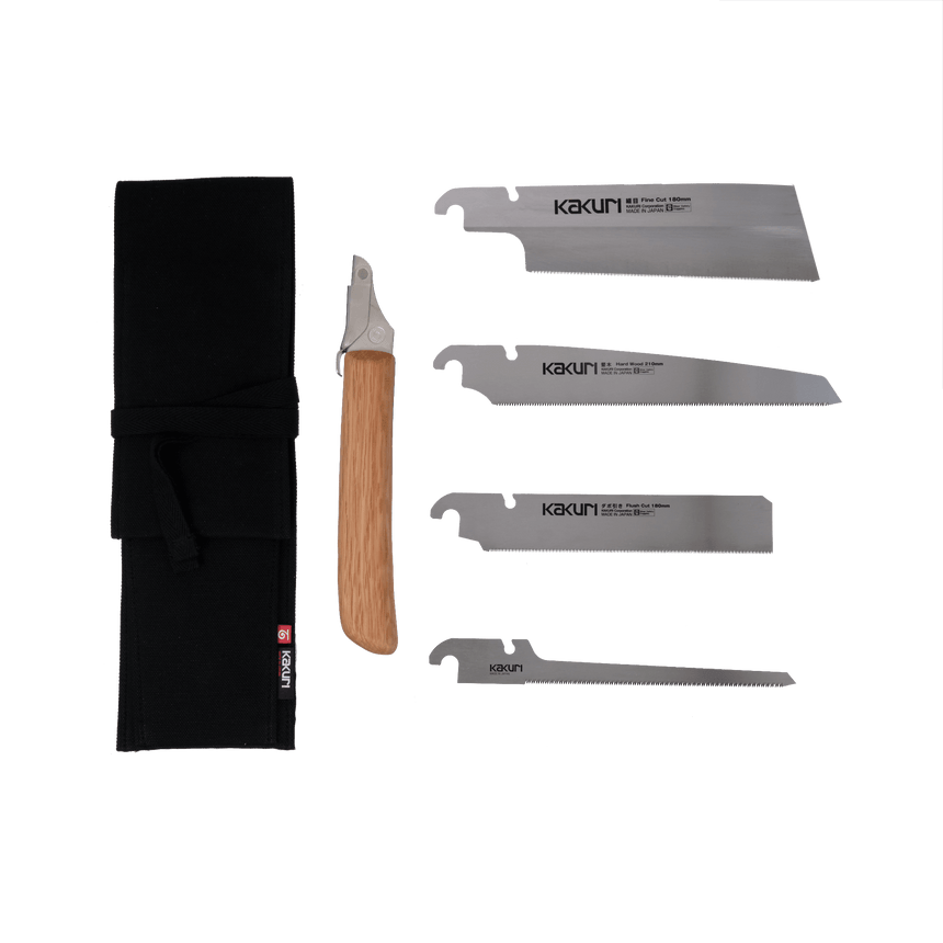 Kakuri Precision Saw Set - Kakuri Fine Cut Saws - Japanese Tools Australia