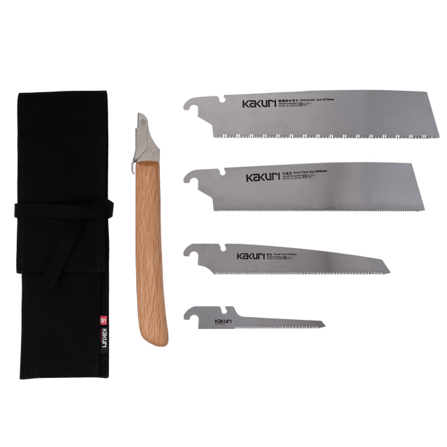 Kakuri Universal Saw Set - Kakuri Fine Cut Saws - Japanese Tools Australia