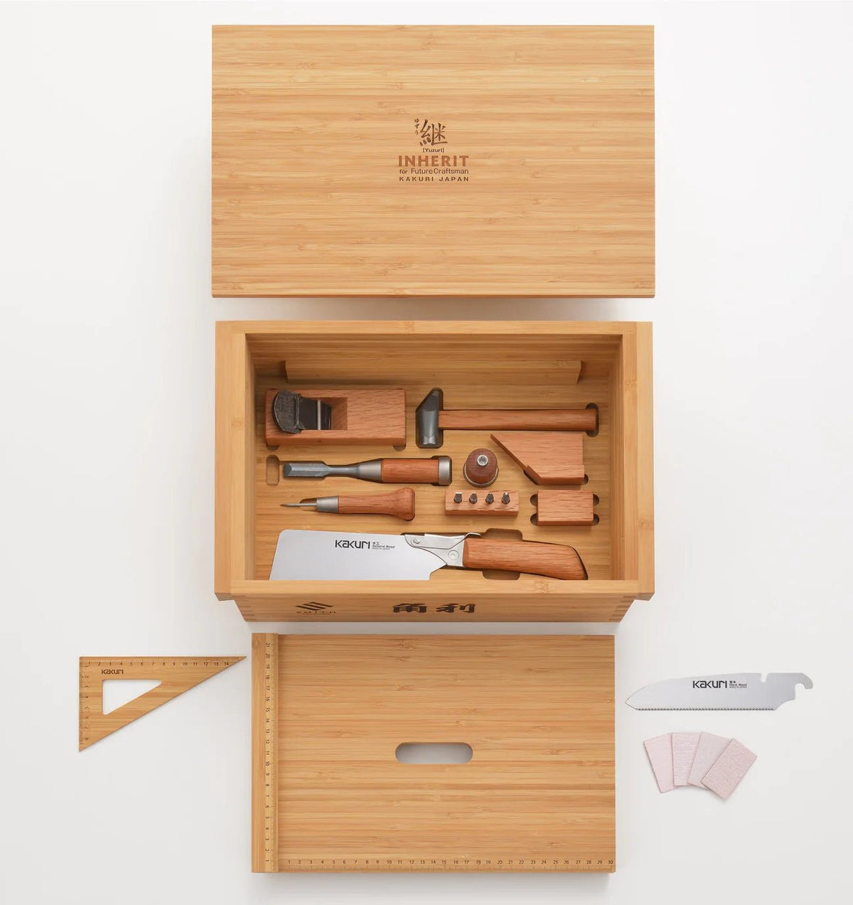 KAKURI Woodworking Tool Set for Junior [Yuzuri] - Tool Sets - Japanese Tools Australia
