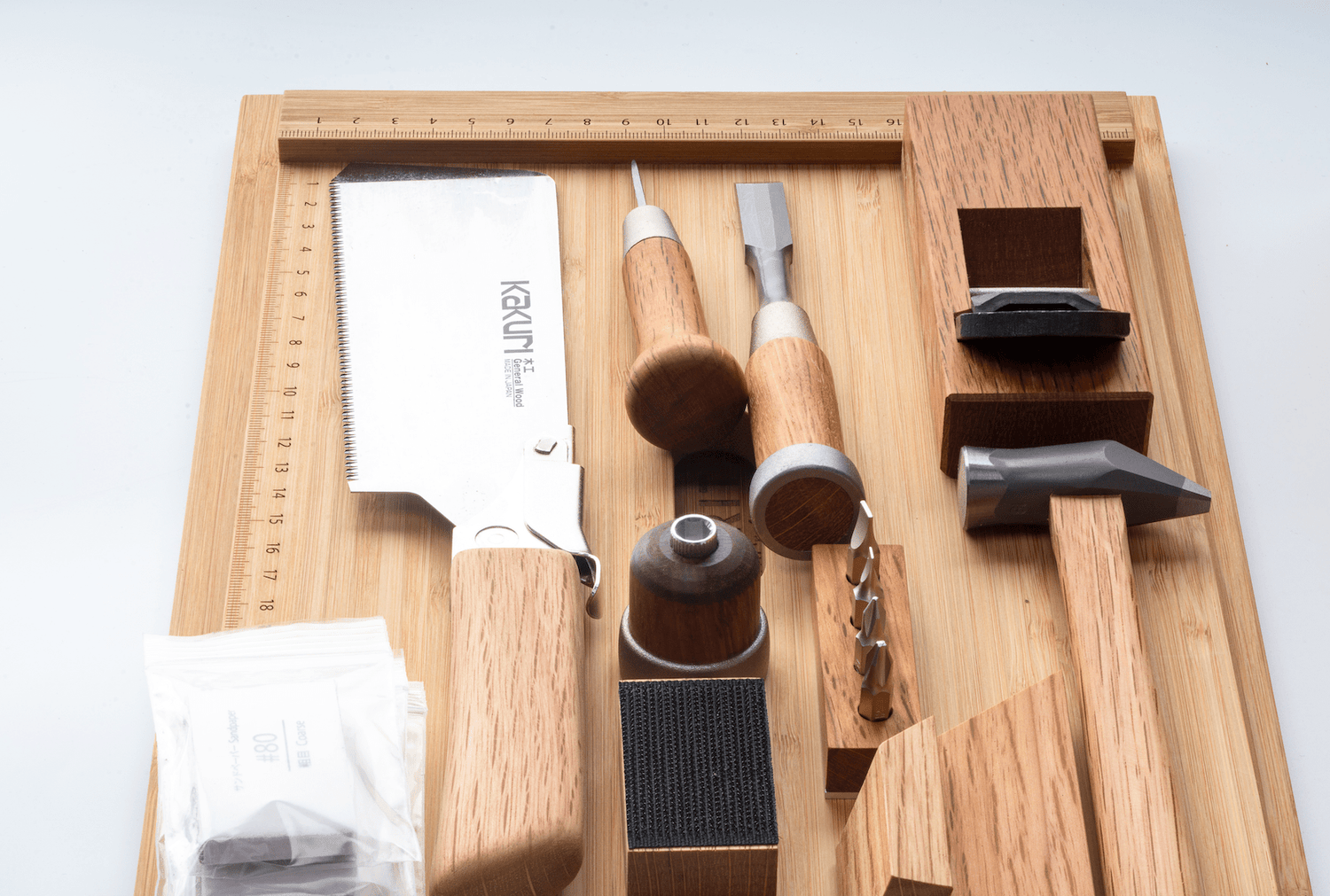 KAKURI Woodworking Tool Set for Junior [Yuzuri] - Tool Sets - Japanese Tools Australia