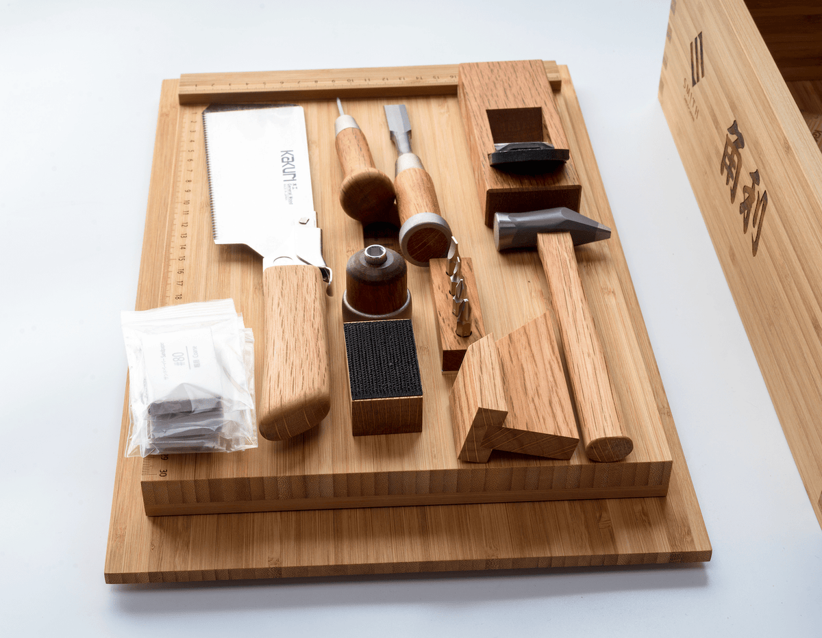 KAKURI Woodworking Tool Set for Junior [Yuzuri] - Tool Sets - Japanese Tools Australia
