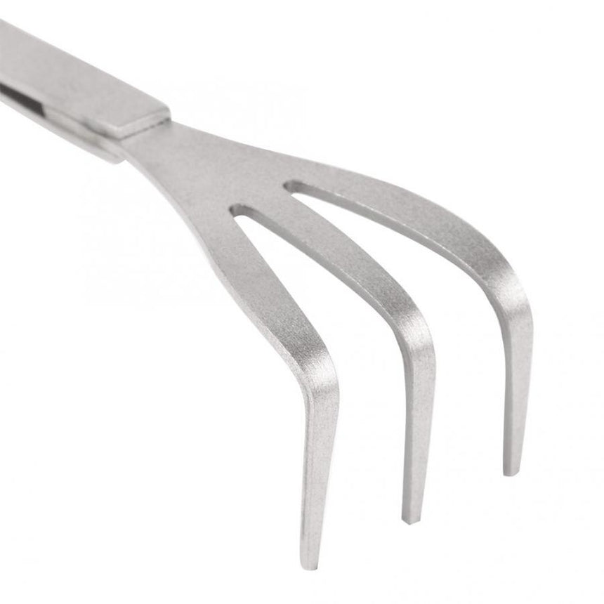 Kikuwa 220mm Bonsai Root Rake With Tweezer - Bonsai Tools - Japanese Tools Australia