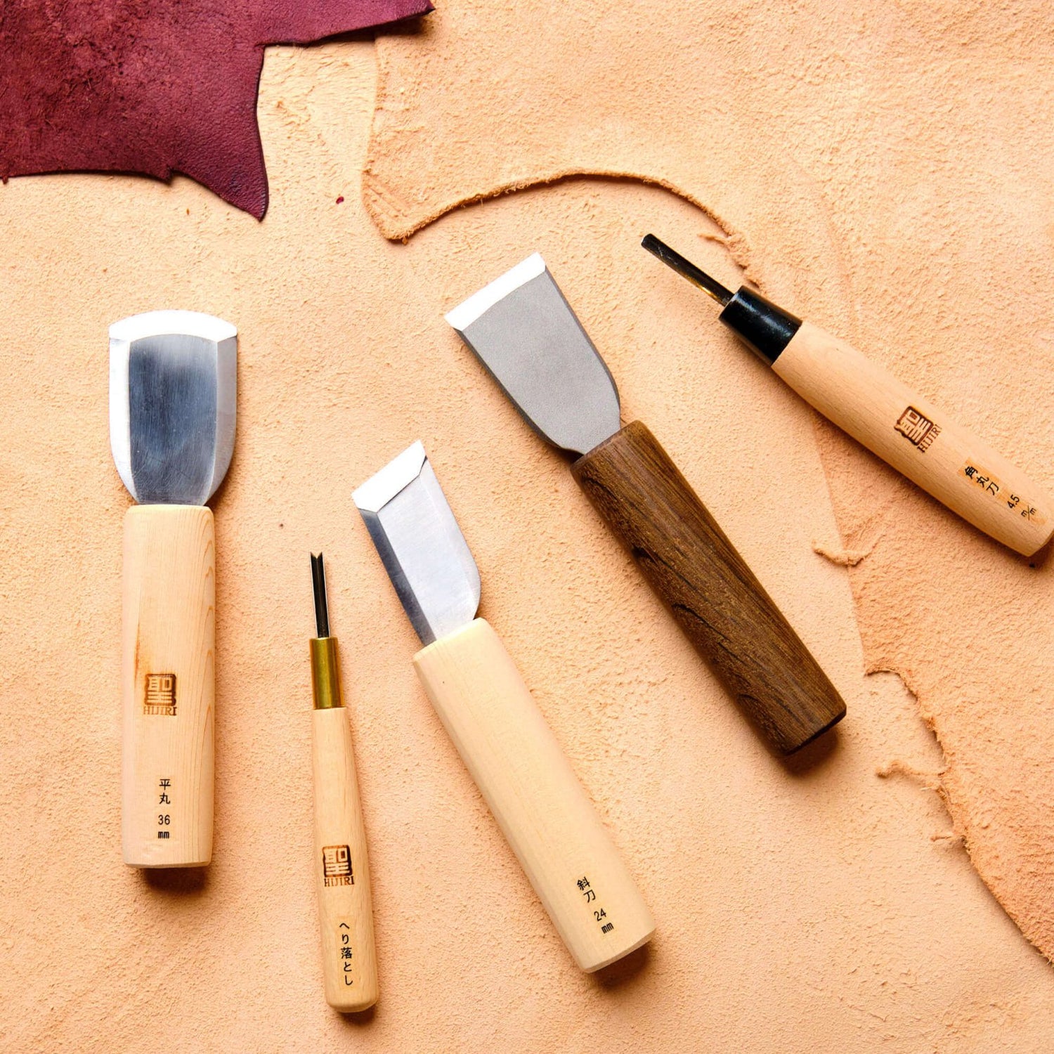 Leather Thinning Knife - 36mm - Hiramaru - Leather Working - Japanese Tools Australia