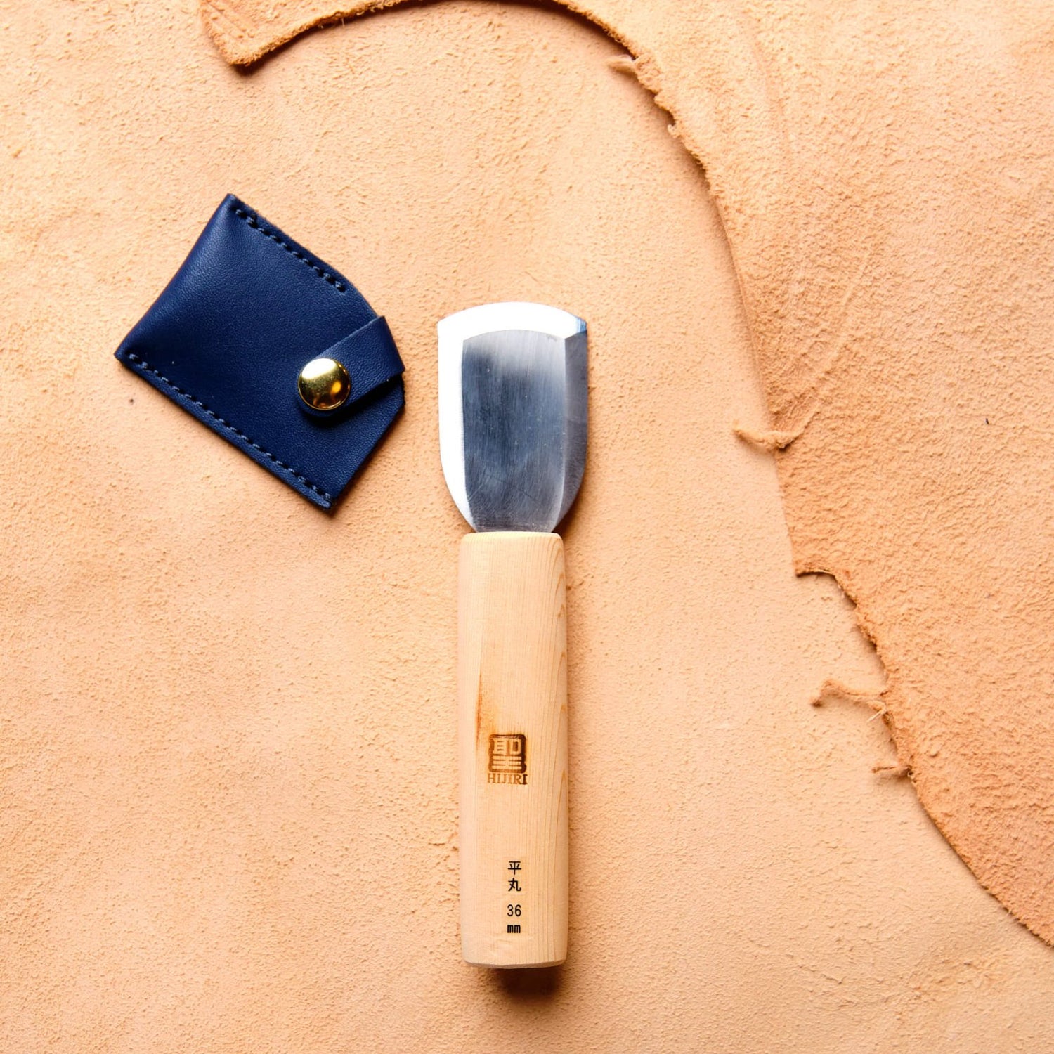 Leather Thinning Knife - 36mm - Hiramaru - Leather Working - Japanese Tools Australia