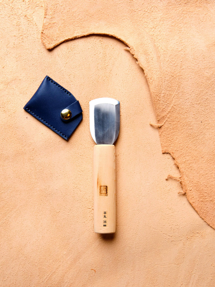 Leather Thinning Knife - 36mm - Hiramaru - Leather Working - Japanese Tools Australia