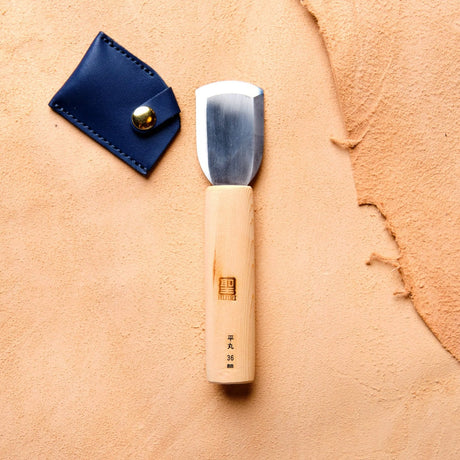 Leather Thinning Knife - 36mm - Hiramaru - Leather Working - Japanese Tools Australia