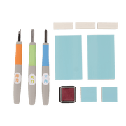 Little Stampers' Set - Carving Projects & Kits - Japanese Tools Australia