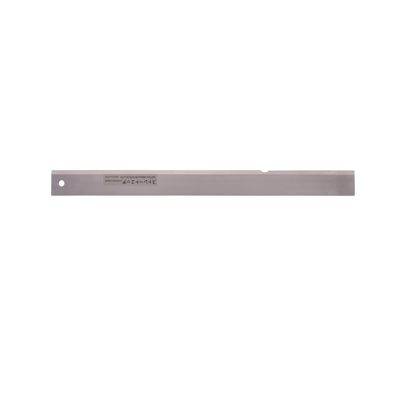Matsui Double-Bevel Straight Edge - 400mm with Blade Notch - Plane Accessories - Japanese Tools Australia