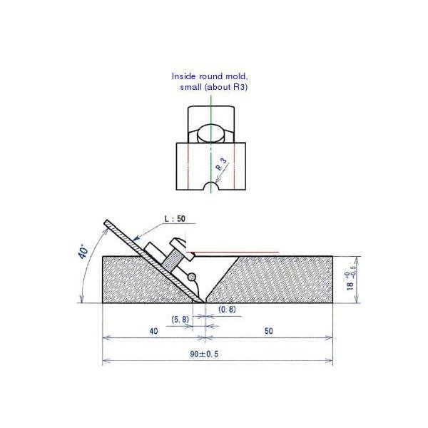 Mini Ebony Plane No2 Inside Round R3 - Specialty Planes - Japanese Tools Australia