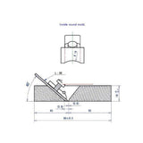 Mini Ebony Plane No4 Inside Round R18 - Specialty Planes - Japanese Tools Australia