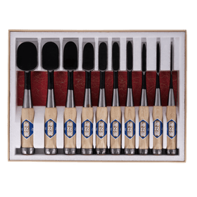 Musouken Bench Chisel Set - 10pcs - Bench Chisels - Japanese Tools Australia