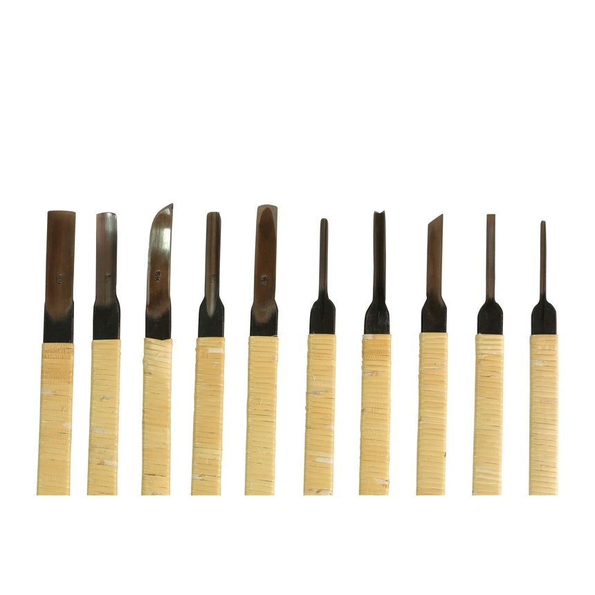 Nori Carving Set, 10 pcs - Carving Sets - Japanese Tools Australia