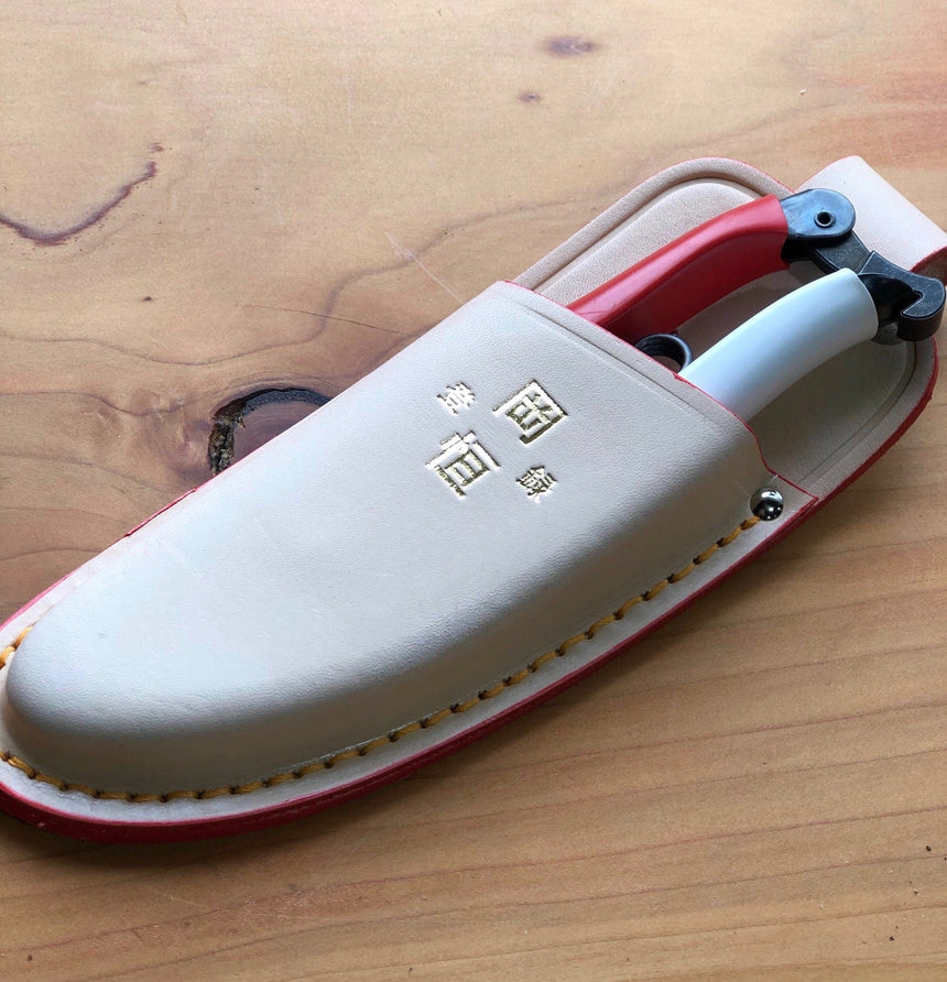 Okatsune Leather Holder for Pruning Shears - 200/210mm - Gardening Accessories - Japanese Tools Australia