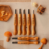 Power Grip - 7 piece carving set - Carving Sets - Japanese Tools Australia