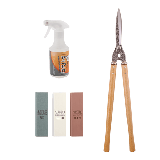 Premium Stainless Hedge Shears Bundle - Hedge Shears - Japanese Tools Australia