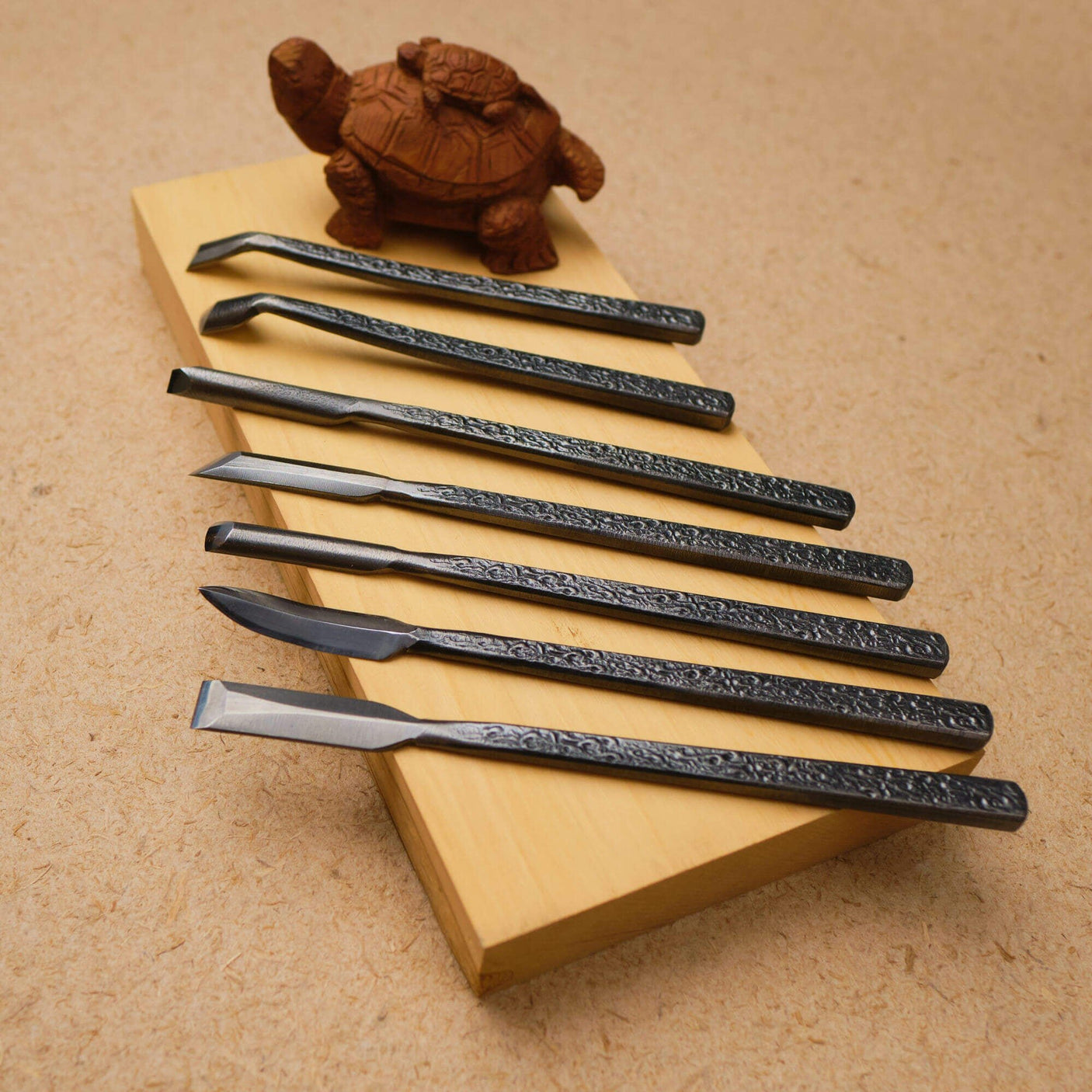 Ryu Carving Set - 7pcs - Carving Sets - Japanese Tools Australia