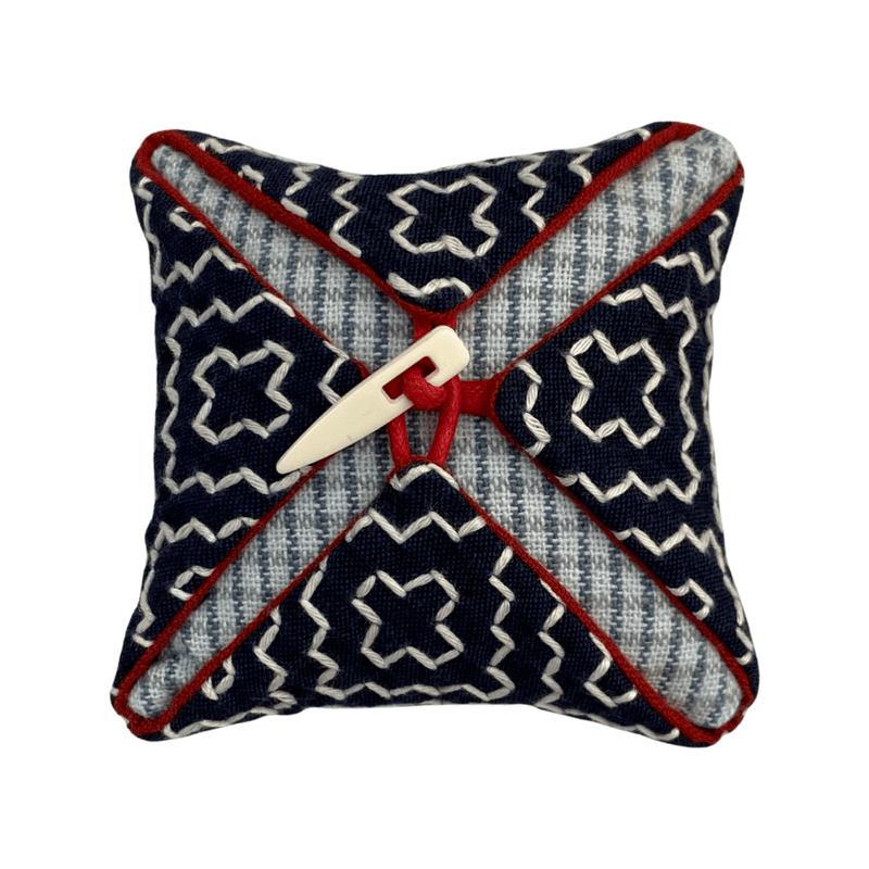 Sashiko Kaki-no-hana Pincushion kit - Textiles - Japanese Tools Australia
