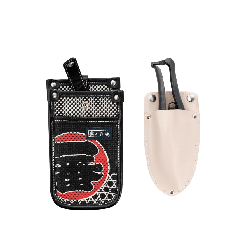 Sashiko Secateurs Bag/Holster - Gardening Accessories - Japanese Tools Australia