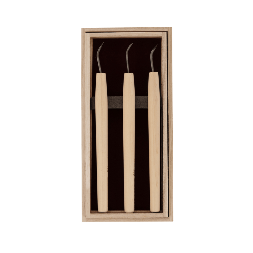 Shiage Sukui Set - 3pcs - Carving Sets - Japanese Tools Australia