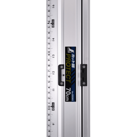 Shinwa Aluminum PROTECT 70cm Cutting Rule - Rulers - Japanese Tools Australia