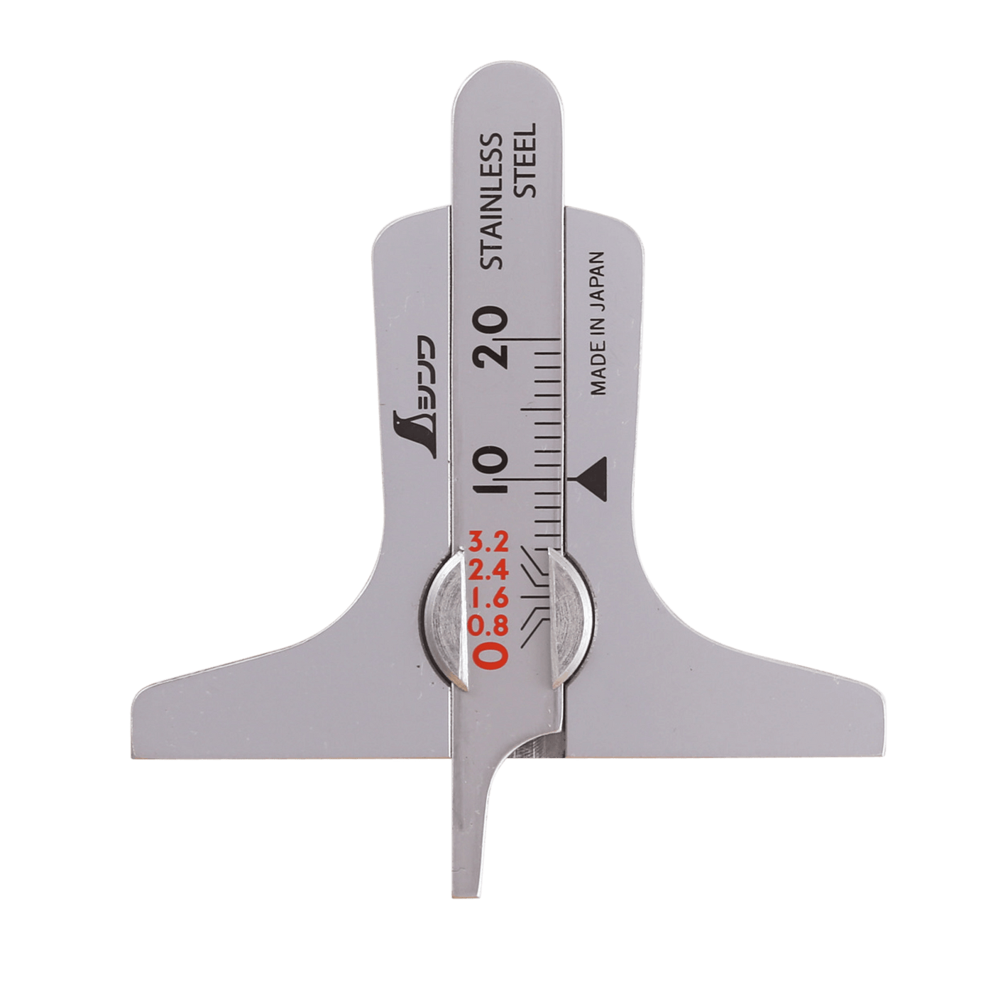 Shinwa Measurement Japan Tire Tread Measuring Gauge Mini Deps 19300 - Other Measuring and Marking - Japanese Tools Australia