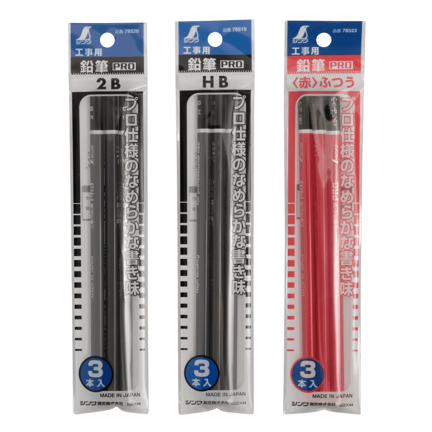 Shinwa Pencil for Architecture and Construction Bundle - Other Measuring and Marking - Japanese Tools Australia